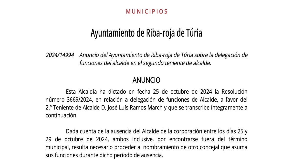 Riada Ribarroja Morant 'avala' como líder provincial del PSOE al alcalde de Ribarroja ...