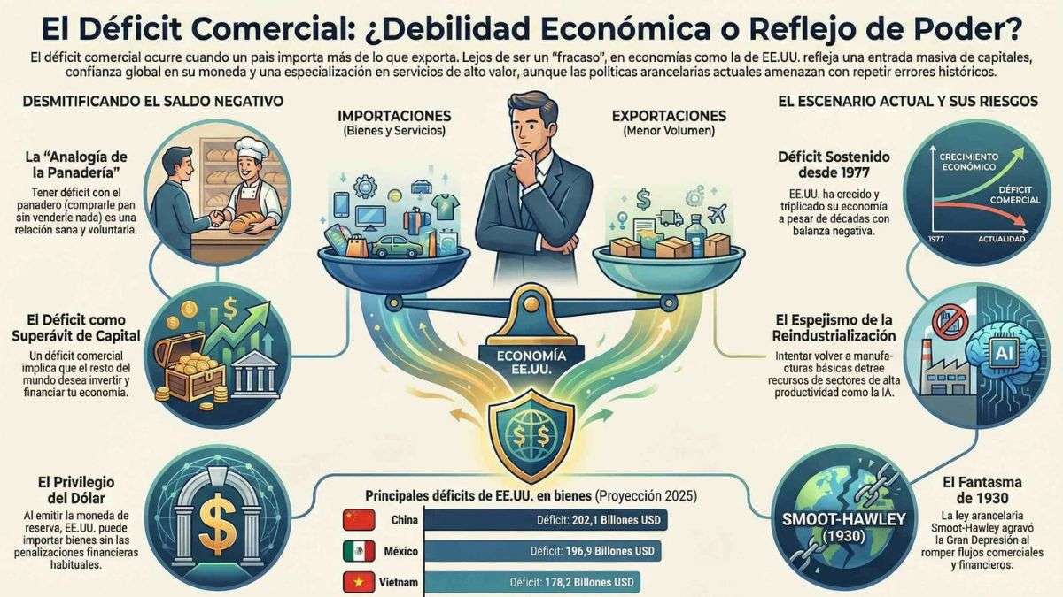 ¿Déficit comercial? Tranquilo: tú también lo tienes