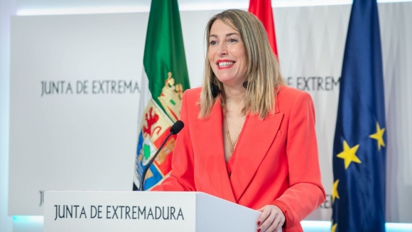 María Guardiola, presidenta de la Junta de Extremadura