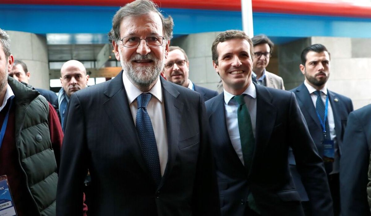 Casado y Rajoy llegan juntos a la apertura de la Convención del PP