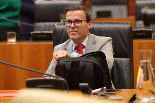 Gallardo en su recién adquirido escaño 