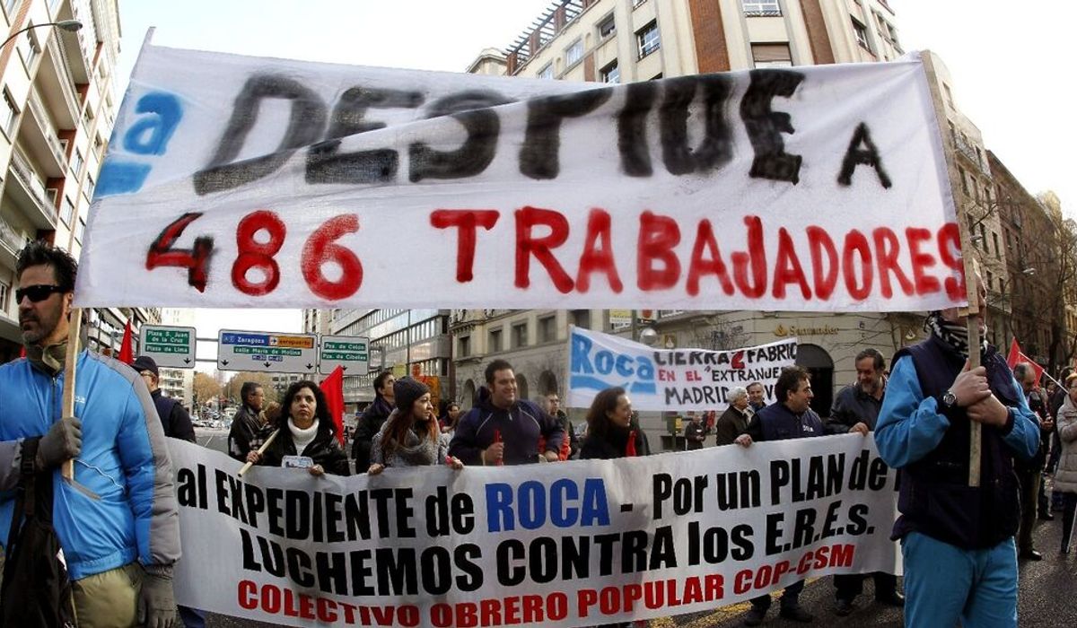 La segunda propuesta de ERE de Roca anuncia el cierre total de sus ...