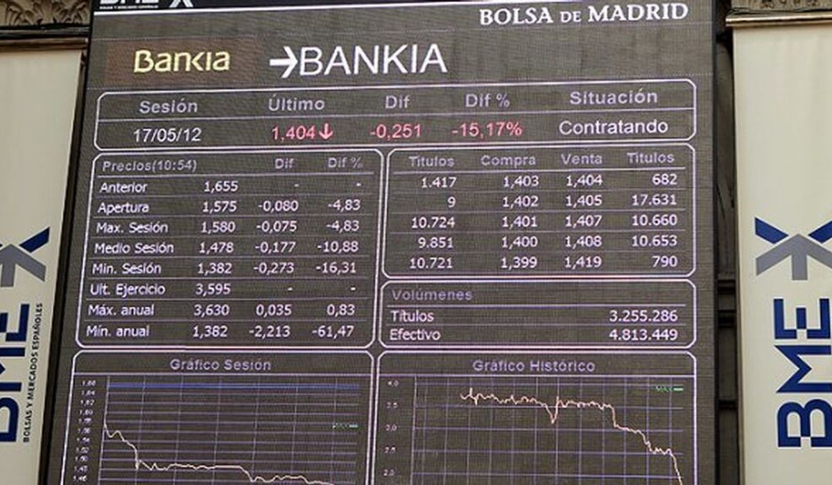 Bankia no puede contener la sangría en Bolsa al llegar al límite de ...