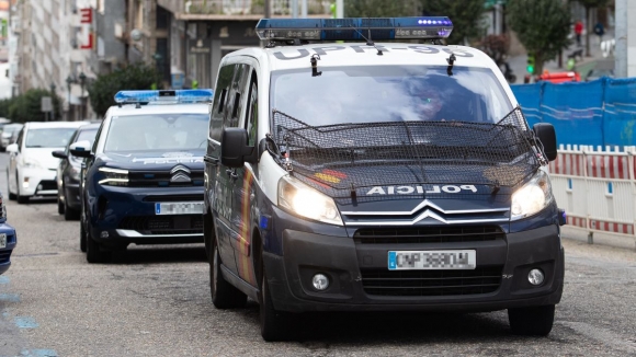 Furgón de la Policía Nacional