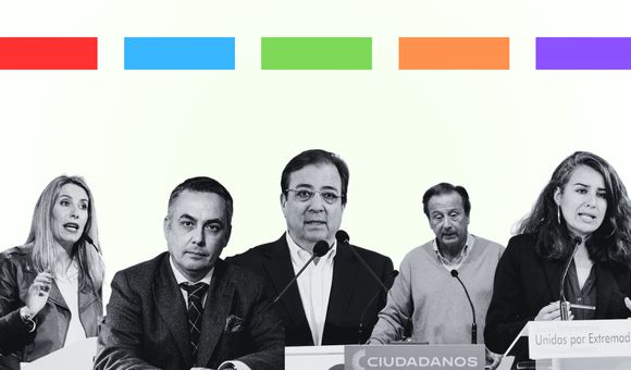 Candidatos elecciones Extremadura 2023