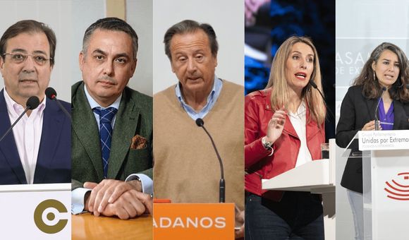 Candidatos a las elecciones autonómicas de Extremadura 2023