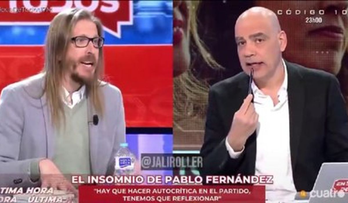 El enfrentamiento de Nacho Abad con Pablo Fernández (Podemos): "Sois  siervos del PSOE"