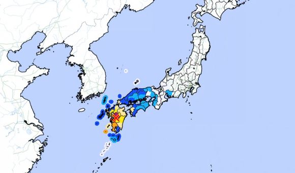 Al menos un muerto y unos 80 heridos por un terremoto de magnitud 7,1 en la isla japonesa de Kyushu