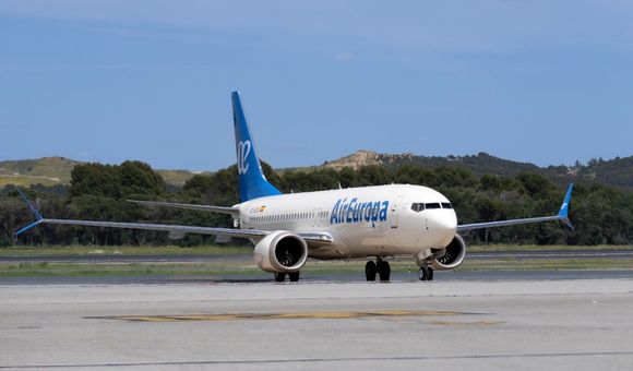 Un Boeing 737 MAX de Air Europa.