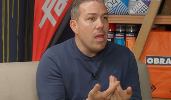José Navarro durante la entrevista.