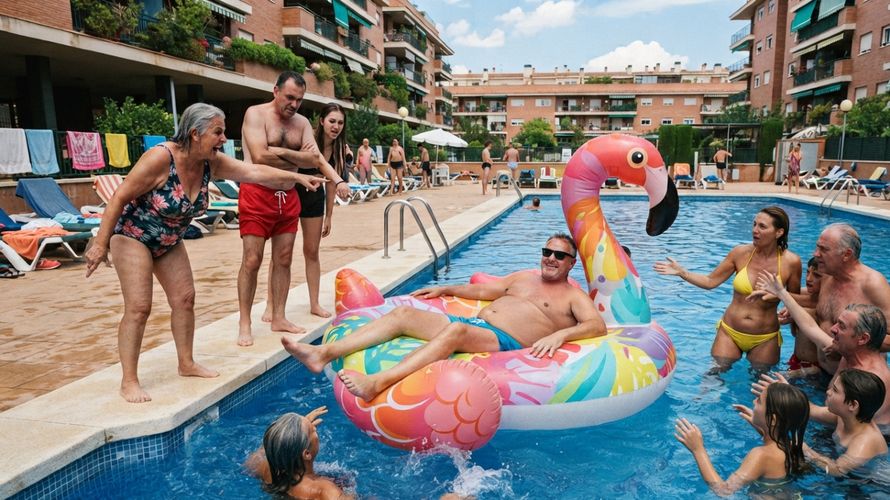 Si usas flotadores o colchonetas en la piscina, ten cuidado: el artículo 6 de la Ley de Propiedad Horizontal respalda a la comunidad para prohibirlos