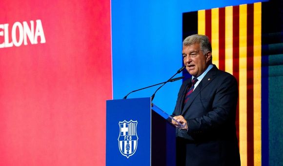 Joan Laporta, presidente del Barça