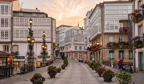 La ciudad medieval de Betanzos, en Galicia