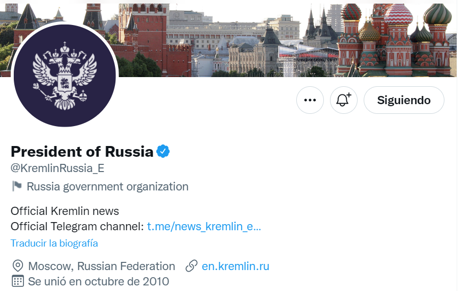 Putin Twitter Putin abandonó la actividad en Twitter días antes de que Elon Musk ...