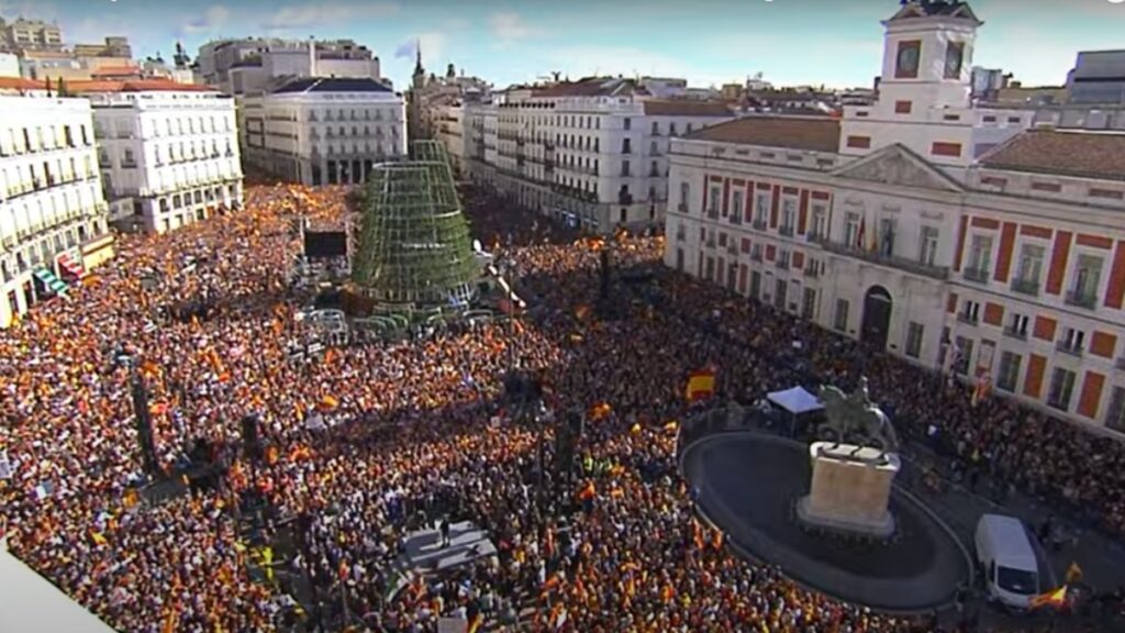 Movilización total contra la amnistía y Pedro Sánchez: un millón de ...